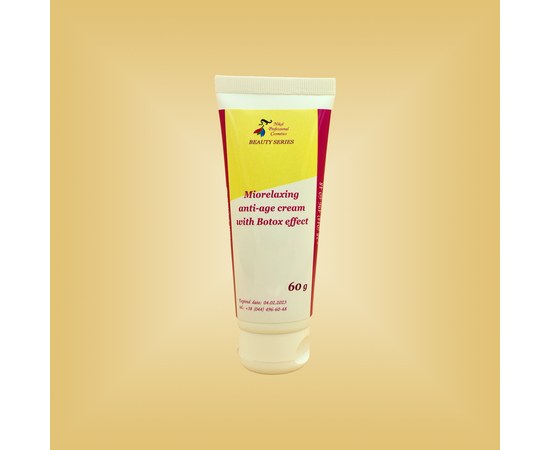Изображение  Myorelaxing anti-age cream with botox effect Nikol Professional Cosmetics, 60 g, Volume (ml, g): 60