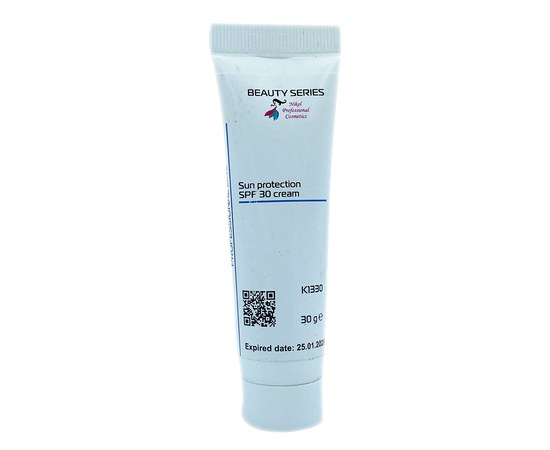 Изображение  Sunscreen SPF 30 Nikol Professional Cosmetics, 30 g, Volume (ml, g): 30