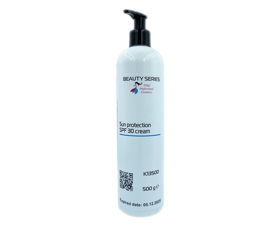 Изображение  Sunscreen SPF 30 Nikol Professional Cosmetics, 500 g, Volume (ml, g): 500