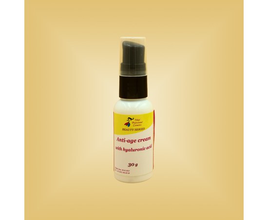 Зображення  Anti-age крем з гіалуроновою кислотою Nikol Professional Cosmetics, 30 г, Об'єм (мл, г): 30