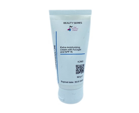 Изображение  Extra moisturizing cream with fucogel and SPF 15 Nikol Professional Cosmetics, 60 g, Volume (ml, g): 60