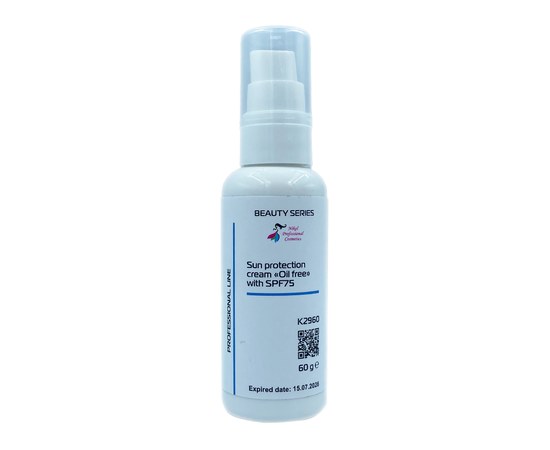 Изображение  Sunscreen cream oil-free with SPF 75 Nikol Professional Cosmetics, 60 g, Volume (ml, g): 60
