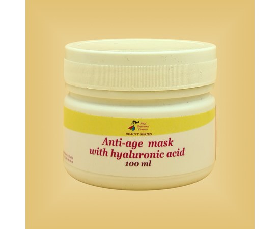 Изображение  Anti-age маска с гиалуроновой кислотой Nikol Professional Cosmetics, 100 г, Объем (мл, г): 100