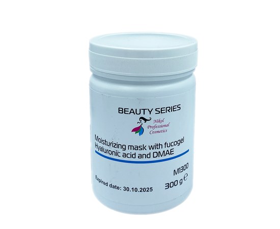 Изображение  Маска экстраувлажняющая с фукогелем, гиалуроновой кислотой и DMAE Nikol Professional Cosmetics, 300 г, Объем (мл, г): 300