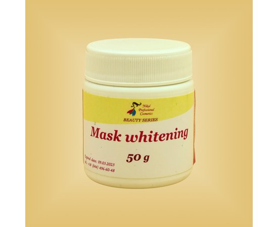 Изображение  Whitening face mask Nikol Professional Cosmetics, 50 g, Volume (ml, g): 50