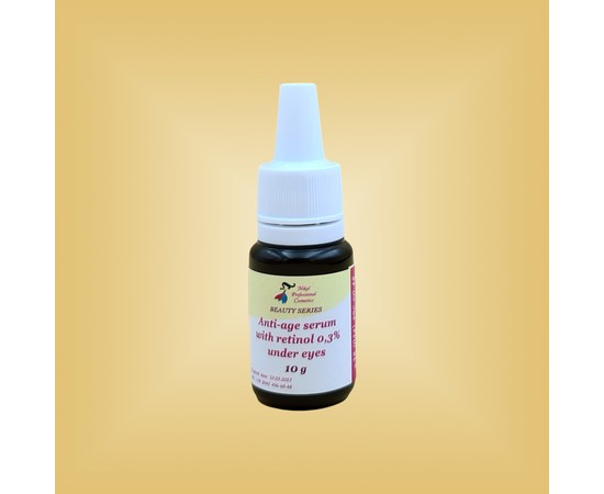 Изображение  Rejuvenating under eye serum with retinol 0.3% Nikol Professional Cosmetics, 10 g, Volume (ml, g): 10