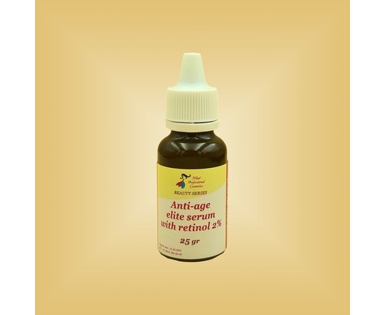 Изображение  Rejuvenating elite serum with retinol 2% Nikol Professional Cosmetics, 25 g, Volume (ml, g): 25