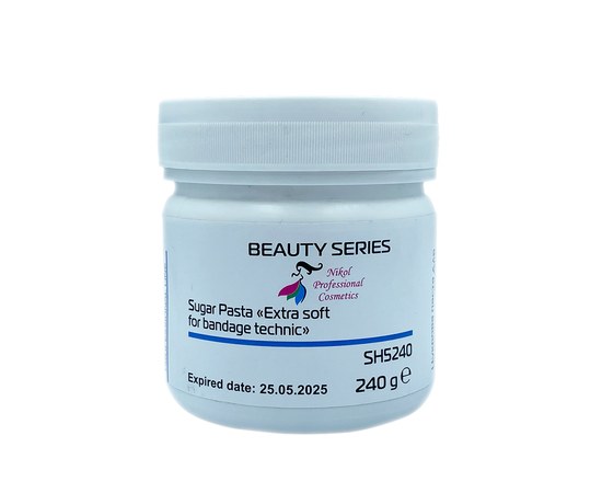 Изображение  Sugaring paste "Extra soft for bandage technique" Nikol Professional Cosmetics, 240 g, Volume (ml, g): 240
