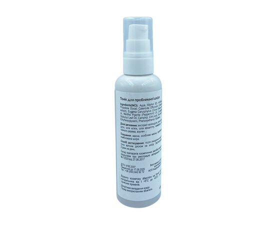 Изображение 2 Тоник для проблемной кожи Nikol Professional Cosmetics, 100 г, Объем (мл, г): 100