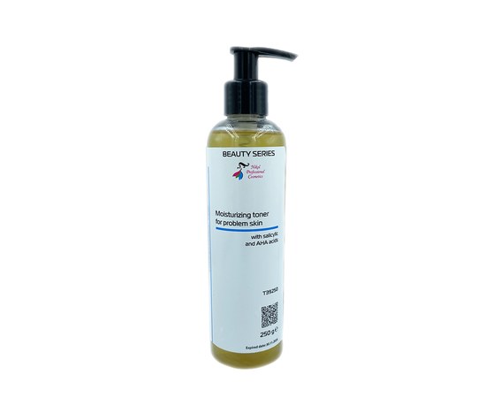 Изображение  Moisturizing tonic for problem skin with salicylic and ANA acids Nikol Professional Cosmetics, 250 g, Volume (ml, g): 250