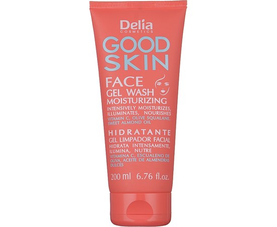Изображение  Delia Good Skin Moisturizing face wash gel, 200ml