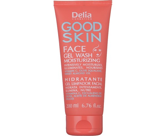 Изображение  Гель для умывания лица Delia Good Skin Увлажнение, 200 мл