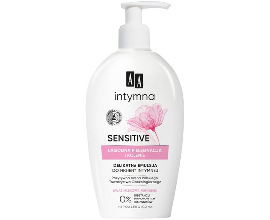 Изображение  Emulsion for intimate hygiene AA Intymna Ochrona&Pielęgnacja Sensitive, 300 ml