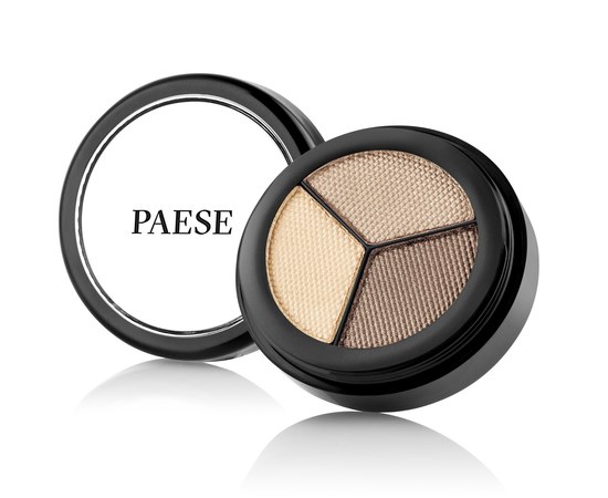 Изображение  Тени для век шелковистые с сатиновым финишем Paese Eyeshadows Opal Trio 237 Vanilla Chocolate, 2.85 г, Объем (мл, г): 2.85, Цвет №: 237