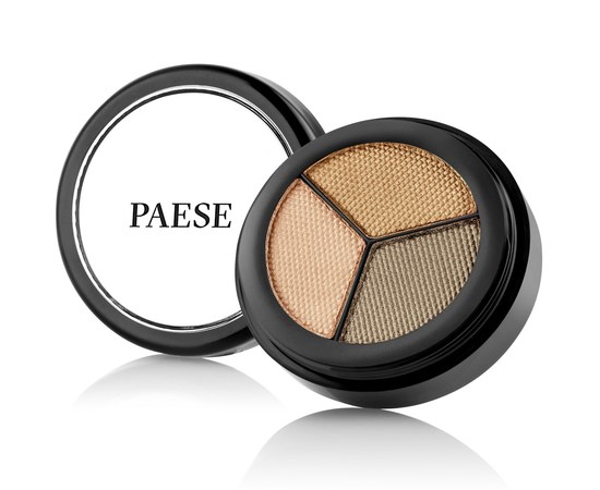 Изображение  Silky eyeshadow with satin finish Paese Opal Trio 240 Golden Brown, 2.85 g, Volume (ml, g): 2.85, Color No.: 240