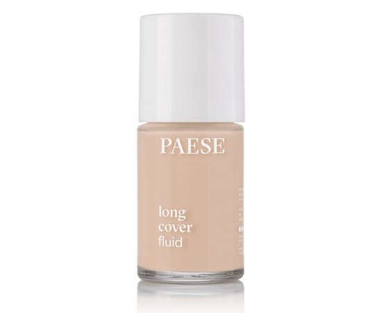 Изображение  Тональный крем флюид выравнивающий для сухой кожи Paese Long Cover Fluid 1.5 Beige, 30 мл, Объем (мл, г): 30, Цвет №: 1.5