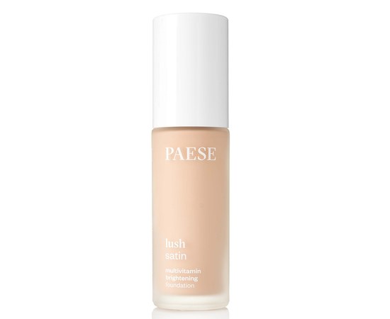 Зображення  Тональний крем мультивітамінний світловідбивний Paese Lush Satin Multivitamin Foundation 30 Porcelain, 30 мл, Об'єм (мл, г): 30, Цвет №: 30