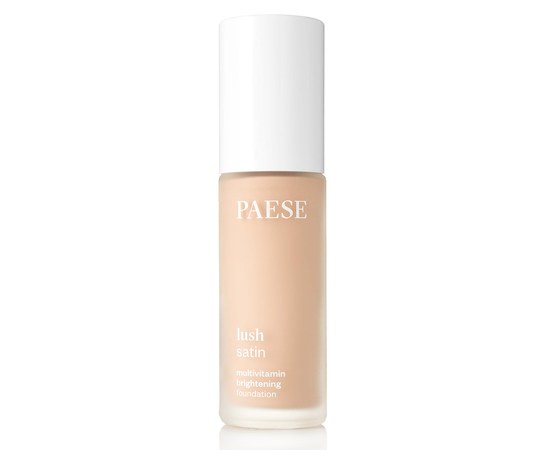 Изображение  Тональный крем мультивитаминный светоотражающий Paese Lush Satin Multivitamin Foundation 31 Warm Beige, 30 мл, Объем (мл, г): 30, Цвет №: 31