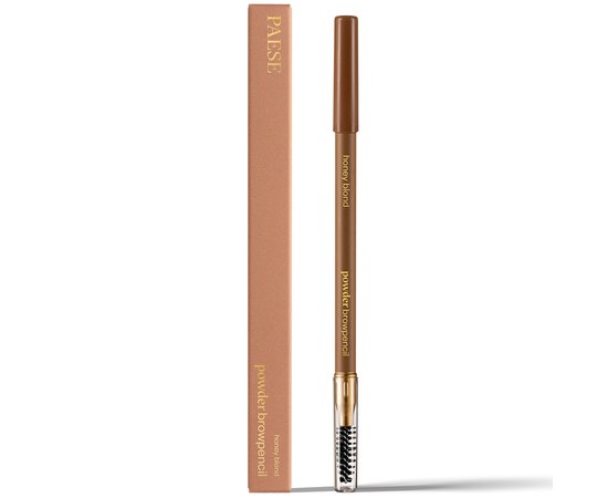 Зображення  Олівець для брів пудровий зі щіточкою Paese Powder Browpencil Honey Blonde, 1.19 г, Об'єм (мл, г): 1.19, Цвет №: Honey blonde