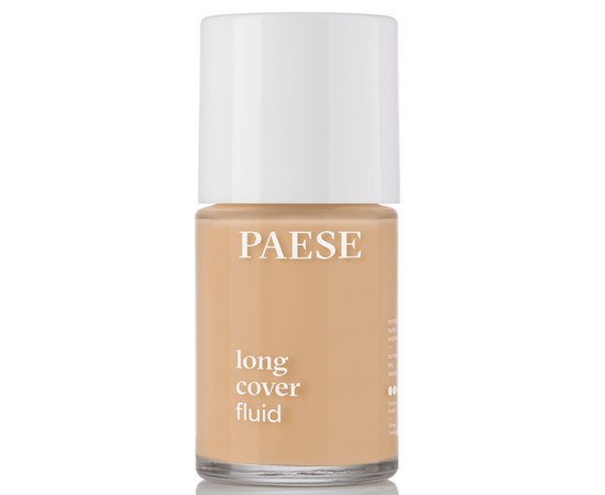 Изображение  Foundation fluid for dry skin Paese Long Cover Fluid 2.5 Warm Beige, 30 ml, Volume (ml, g): 30, Color No.: 2.5