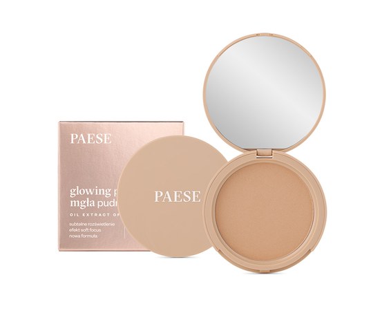 Зображення  Пудра компактна для обличчя Paese Glowing Powder 13 Golden Beige, 10 г, Об'єм (мл, г): 10, Цвет №: 13