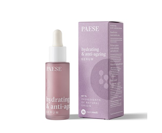 Изображение  Anti-wrinkle moisturizing serum Paese Hydrating Anti-Ageing Nanorevit, 30 ml