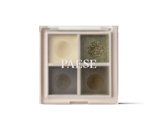 Изображение  Eyeshadow palette 4in1 Paese Daily Vibe Palette 02 Military Vibe, 5.5 g, Volume (ml, g): 5.5, Color No.: 2