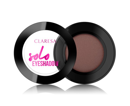 Зображення  Тіні для повік Claresa Solo Eyeshadow 102 Chocolate, 1.2 г, Об'єм (мл, г): 1.2, Цвет №: 102
