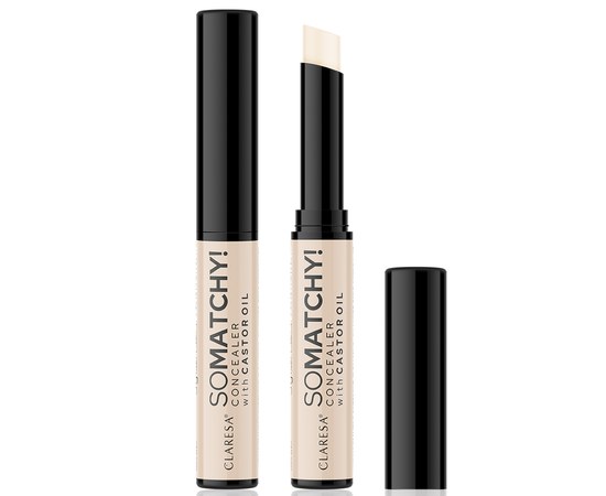 Зображення  Консилер-стік для обличчя Claresa So Matchy! Concealer 01 Vanilla, 3 г, Об'єм (мл, г): 3, Колір: 01