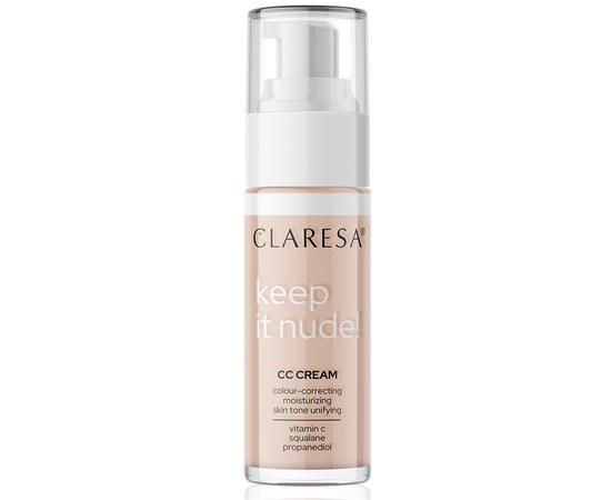 Изображение  Moisturizing face cream Claresa Keep It Nude! 103 Cool Medium, 33 g, Volume (ml, g): 33, Color No.: 103
