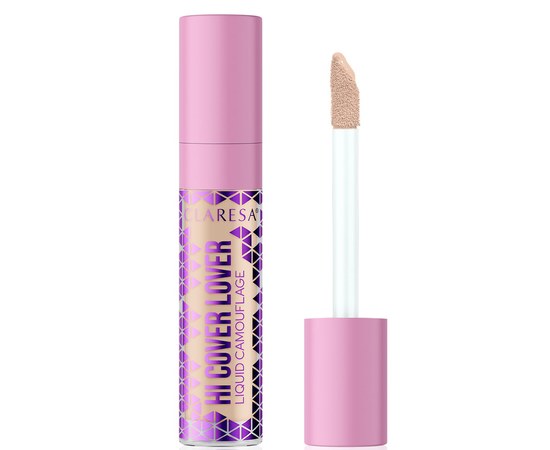 Изображение  Liquid face concealer Claresa Hi Cover Lover Liquid Camouflage 24 Medium, 8 g, Volume (ml, g): 8, Color: 24