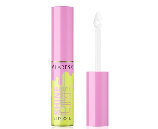 Изображение  Масло для губ Claresa Shine Like Lip Oil 01 Pineapple, 5 мл, Объем (мл, г): 5, Цвет №: 01