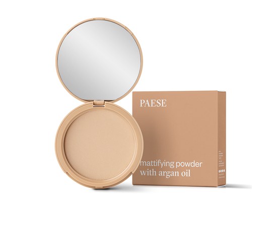 Изображение  Compact face powder Paese Mattifying Argan Oil Powder 03 Beige, 8 g, Volume (ml, g): 8, Color No.: 3