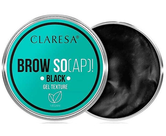 Изображение  Eyebrow styling soap Claresa Brow So(ap)! Black Texture, 30 ml
