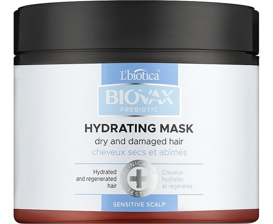 Зображення  Маска інтенсивно відновлююча для волосся Biovax Prebiotic Hydrating mask, 250 мл