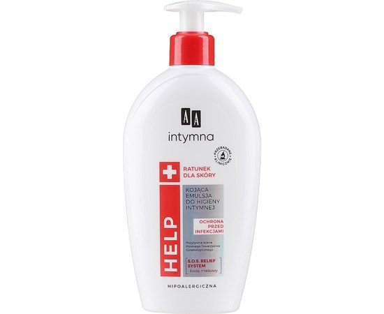 Изображение  Emulsion for intimate hygiene with D-panthenol AA Intimate Help, 300 ml