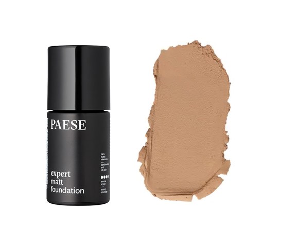 Зображення  Тонуючий 3в1 мус для обличчя Paese Expert Matte Foundation 501C True Beige, 30 мл, Об'єм (мл, г): 30, Цвет №: 501C