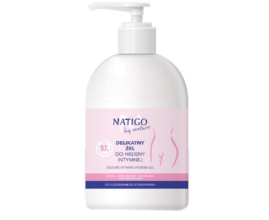 Изображение  Gentle gel for intimate hygiene Natigo by Nature, 500 ml