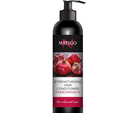 Изображение  Revitalizing conditioner for colored hair with pomegranate Natigo, 300 ml