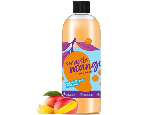Изображение  Жидкое мыло для рук Melado Hand Soap Сочное манго, 1000 мл