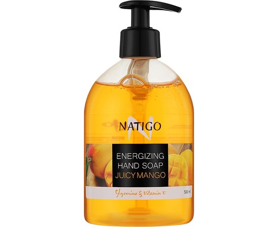Изображение  Natigo Energizing Hand Soap Juicy Mango, 500 ml