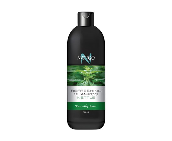 Изображение  Refreshing shampoo for oily hair Natigo Nettle, 500 ml