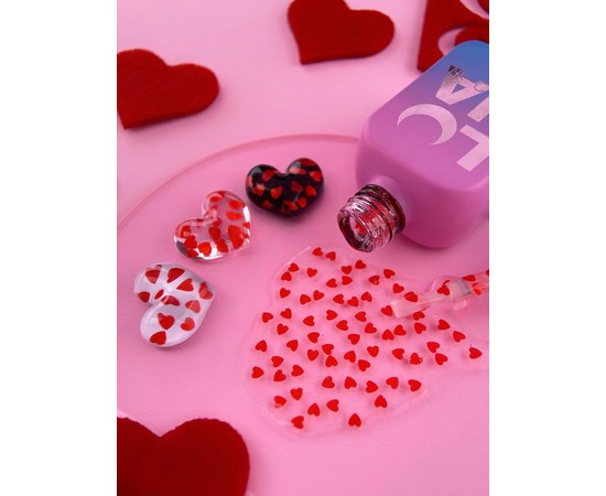 Изображение 4 Топ для гель-лака LUNAMoon Top Romantic, 13 мл, Объем (мл, г): 13, Вариант: Red