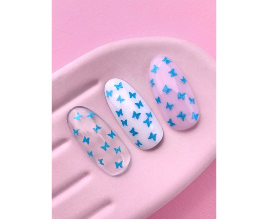 Изображение 3 Топ для гель-лака LUNAMoon Top Butterfly Blue, 13 мл, Объем (мл, г): 13, Вариант: Blue