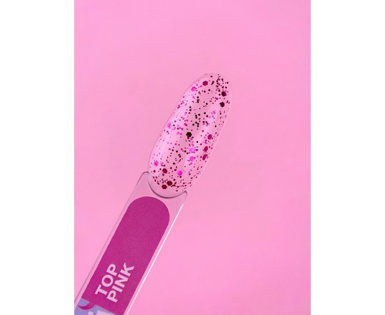 Изображение 2 Топ для гель-лака LUNAMoon Top Pink, 13 мл, Объем (мл, г): 13, Вариант: Pink