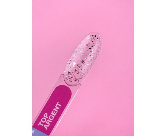 Изображение 2 Top for gel polish LUNAMoon Top Argent, 13 ml, Volume (ml, g): 13, Options: Argent