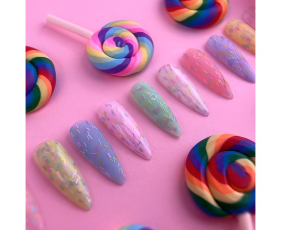 Изображение 2 Matte top for gel polish without sticky layer LUNAMoon Top Matte Ice Cream, 13 ml