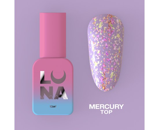 Изображение  Top for gel polish LUNAMoon Top Mercury, 13 ml, Volume (ml, g): 13, Color No.: Mercury