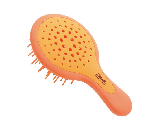 Изображение  Расческа для волос оранжевая Janeke Superbrush Mini Fluo Orange (10SP220 OFL)