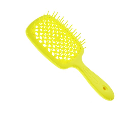 Изображение  Расческа для волос прямоугольная лимонная Janeke Superbrush (82SP226 YFL)